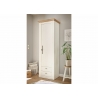 Esikukapp WESTMINSTER valge / tamm, 66x46xH203 cm