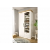 Esikukapp WESTMINSTER valge / tamm, 108x46xH203 cm