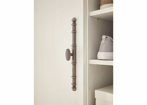 Esikukapp WESTMINSTER valge / tamm, 108x46xH203 cm