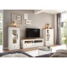 Tv-alus WESTMINSTER valge / tamm, 153x41xH52 cm