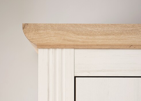 Tv-alus WESTMINSTER valge / tamm, 153x41xH52 cm