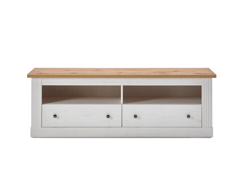 Tv-alus WESTMINSTER valge / tamm, 153x41xH52 cm