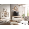 Tv-alus WESTMINSTER valge / tamm, 162x41xH52 cm