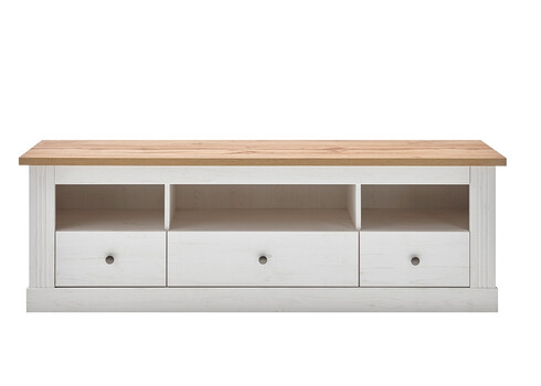 Tv-alus WESTMINSTER valge / tamm, 162x41xH52 cm