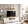 Tv-alus WESTMINSTER valge / tamm, 180x41xH52 cm