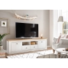 Tv-alus WESTMINSTER valge / tamm, 180x41xH52 cm