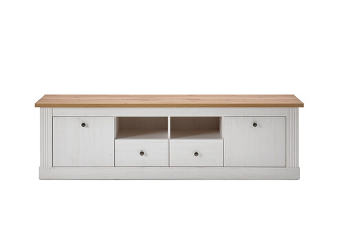 Tv-alus WESTMINSTER valge / tamm, 180x41xH52 cm