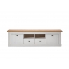 Tv-alus WESTMINSTER valge / tamm, 180x41xH52 cm