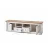 Tv-alus WESTMINSTER valge / tamm, 180x41xH52 cm