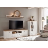 Kapp WESTMINSTER valge / tamm, 80x42xH122 cm