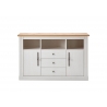 Kummut WESTMINSTER valge / tamm, 150x42xH96 cm