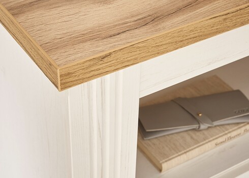 Kummut WESTMINSTER valge / tamm, 92x45xH95 cm