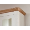 Puhvetkapp WESTMINSTER valge / tamm, 153x42xH205 cm