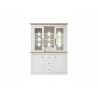 Puhvetkapp WESTMINSTER valge / tamm, 153x42xH205 cm