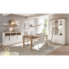 Puhvetkapp WESTMINSTER valge / tamm, 129x42xH202 cm