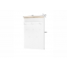 Esikunagi WESTMINSTER valge / tamm, 91x26xH160 cm