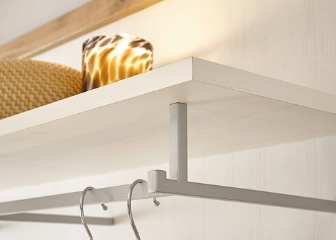 Esikunagi WESTMINSTER valge / tamm, 91x26xH160 cm