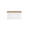 Esikupink WESTMINSTER valge / tamm, 92x45xH46 cm