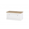 Esikupink WESTMINSTER valge / tamm, 92x45xH46 cm