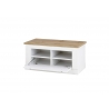 Esikupink WESTMINSTER valge / tamm, 92x45xH46 cm