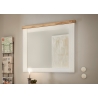 Seinapeegel WESTMINSTER valge / tamm, 90x4xH73 cm