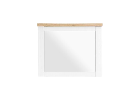 Seinapeegel WESTMINSTER valge / tamm, 90x4xH73 cm