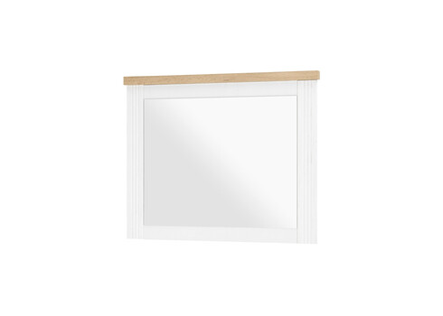 Seinapeegel WESTMINSTER valge / tamm, 90x4xH73 cm