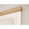 Seinapeegel WESTMINSTER valge / tamm, 90x4xH73 cm