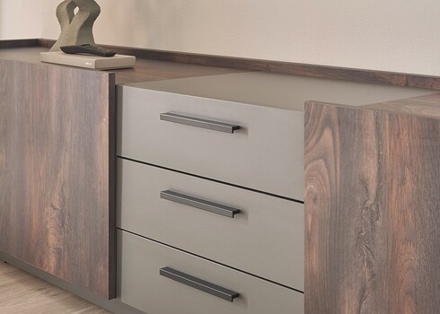 Tv-alus LARGO tume tamm / antratsiit, 200x45xH50 cm