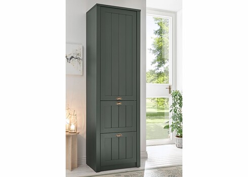 Esikukapp ASCOT tumeroheline, 60x42xH204 cm