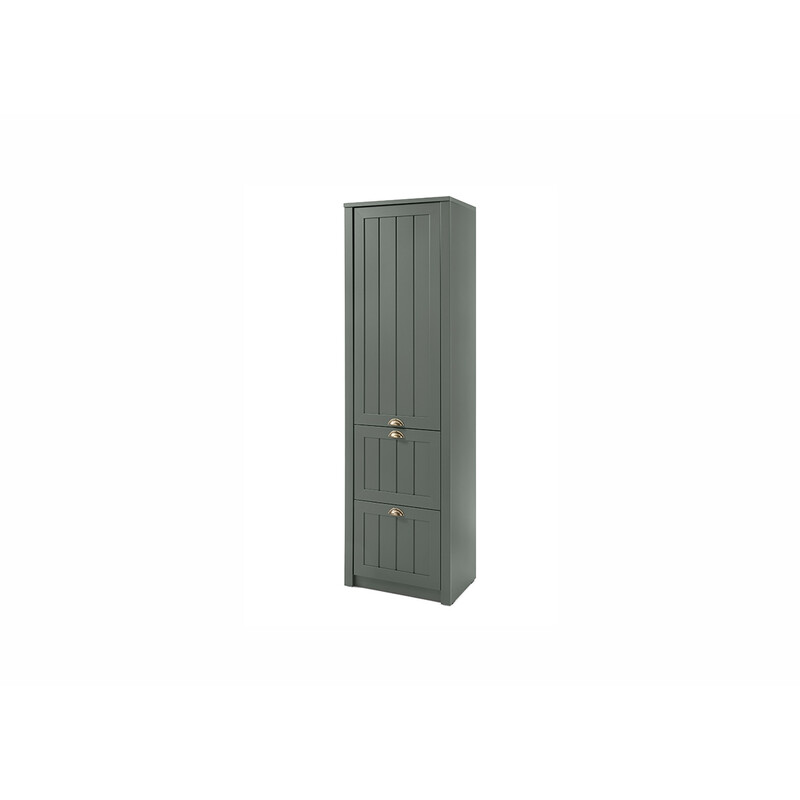 Esikukapp ASCOT tumeroheline, 60x42xH204 cm