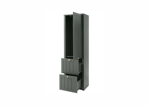 Esikukapp ASCOT tumeroheline, 60x42xH204 cm