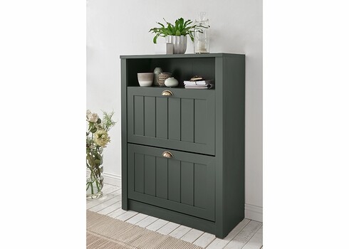 Jalatsikapp ASCOT tumeroheline, 80x36xH111 cm