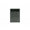 Jalatsikapp ASCOT tumeroheline, 80x36xH111 cm