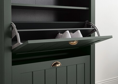 Jalatsikapp ASCOT tumeroheline, 80x36xH111 cm