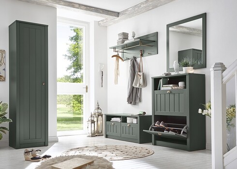 Jalatsikapp ASCOT tumeroheline, 80x36xH111 cm