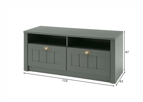 Esikupink ASCOT tumeroheline, 110x43xH47 cm