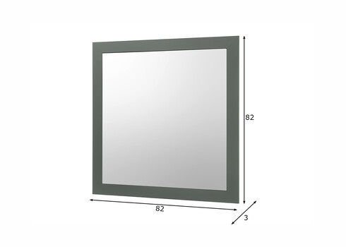 Seinapeegel ASCOT tumeroheline, 82x3xH82 cm