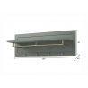 Esikunagi ASCOT tumeroheline, 109x20xH40 cm
