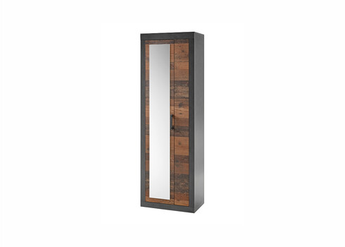 Esikukapp BROOKLYN pruun / hall, 65x42xH201 cm
