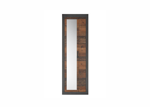 Esikukapp BROOKLYN pruun / hall, 65x42xH201 cm