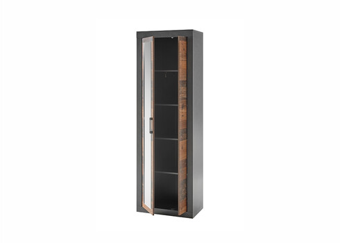 Esikukapp BROOKLYN pruun / hall, 65x42xH201 cm