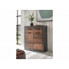 Kummut BROOKLYN pruun / hall, 92x42xH104 cm