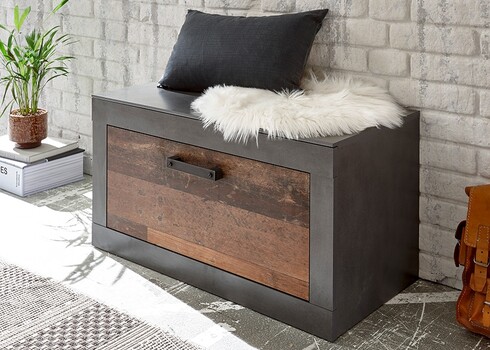 Esikupink BROOKLYN pruun / hall, 88x42xH44 cm