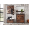 Esikupink BROOKLYN pruun / hall, 88x42xH44 cm