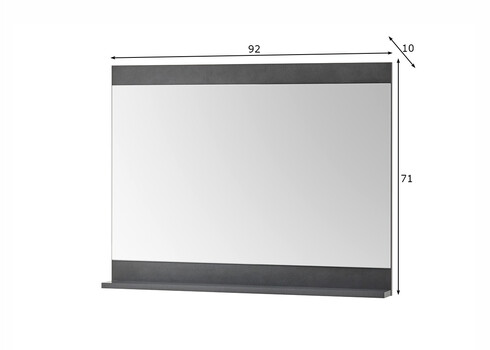 Esikupeegel BROOKLYN hall, 92x10xH71 cm