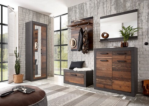 Esikupeegel BROOKLYN hall, 92x10xH71 cm