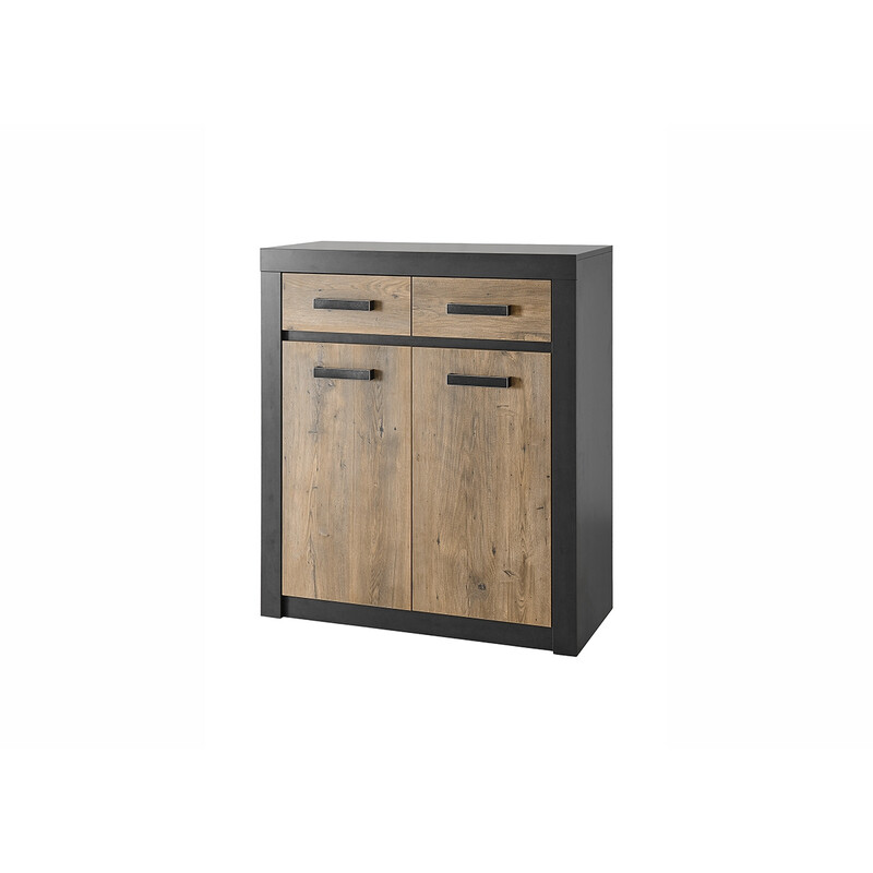 Kummut BRÜGGE kastan / hall, 92x42xH105 cm