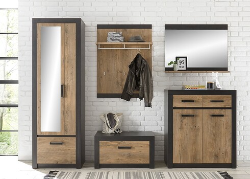 Seinapeegel BRÜGGE hall, 92x10xH71 cm