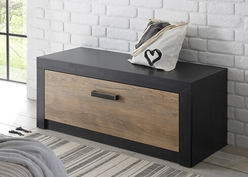 Esikukapp BRÜGGE kastan / hall, 107x42xH43 cm